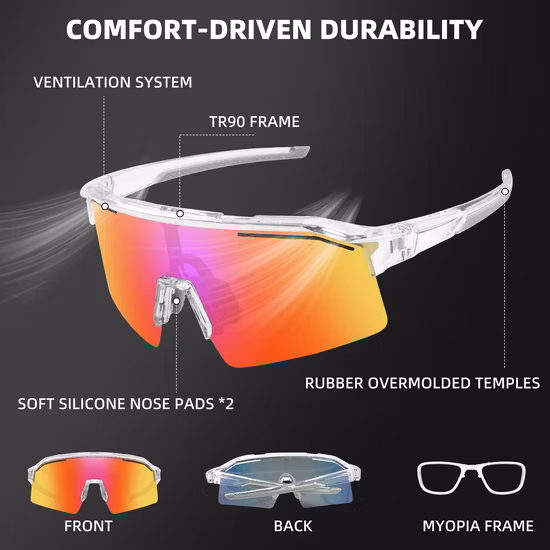Cheap High Prescription Sports Sunglasses for Adults