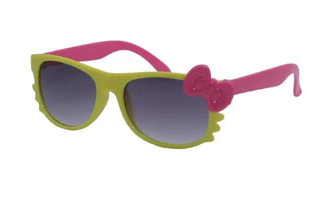 Lovely Plastic Frame with Butterfly Knot Decoration Sunglasses for Kids Children Eyewear