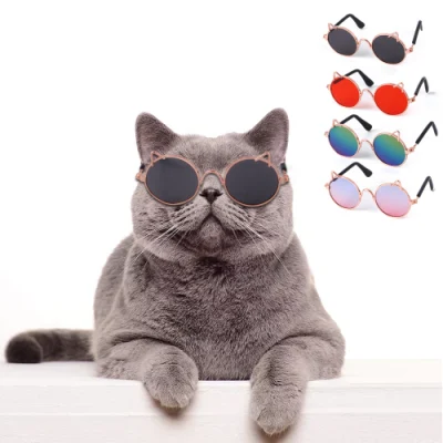 Wholesale Fashion Cute Pet Dog Sunglasses Cat Sunglasses Plush Toy Stuffed Toys Sunglasses Pet Accessories
