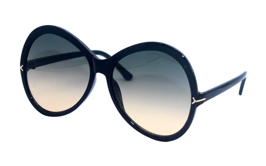 Exquisite Metal Chain Temples Gradient Fashionable Wholesale Adult UV400 Protection Sunglasses