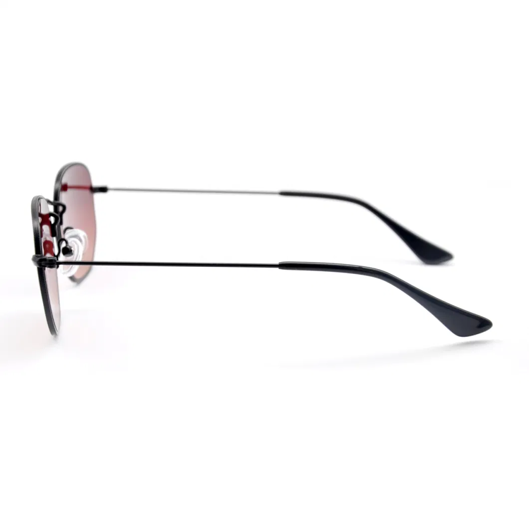 Kid&prime;s Small-Sized Full Metal Wire Frame 2020 Round Metal Sunglasses