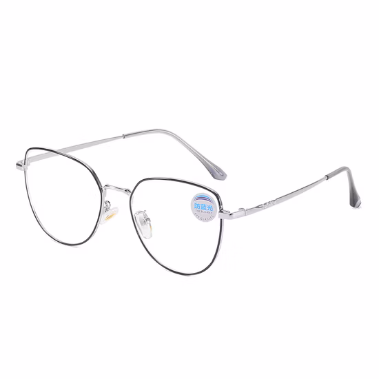High Quality Fashion Metal Optical Eyewear Glasses Frame New Fashion Round Shape Acetate Optical Glasses Kids Acetate Anti Blue Light Computer Glasses Frame
