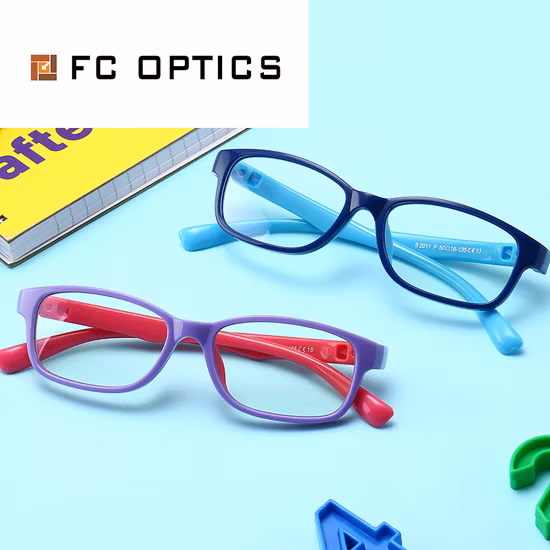 Wenzhou FC Optical Brand Designer Glasses Round Kids Optical Frame Fashion Anti Blue Light Eyeglasses